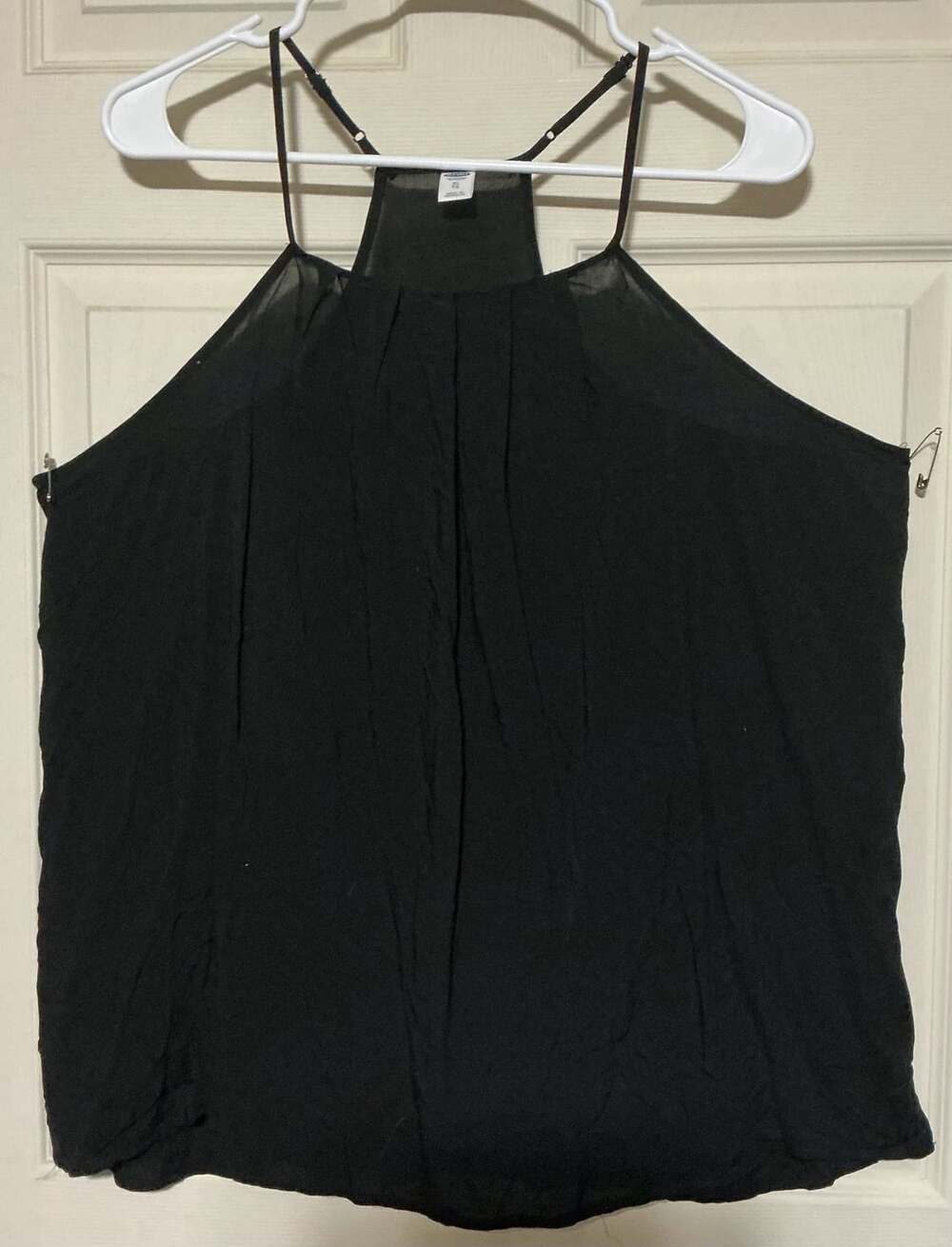 Old Navy Tank Top Size XL Black Halter